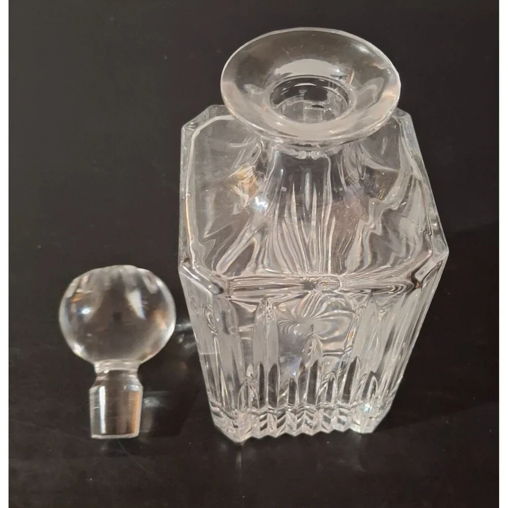 Marquis by Waterford HANOVER Crystal Square Spirit Decanter 9.75” With Stopper